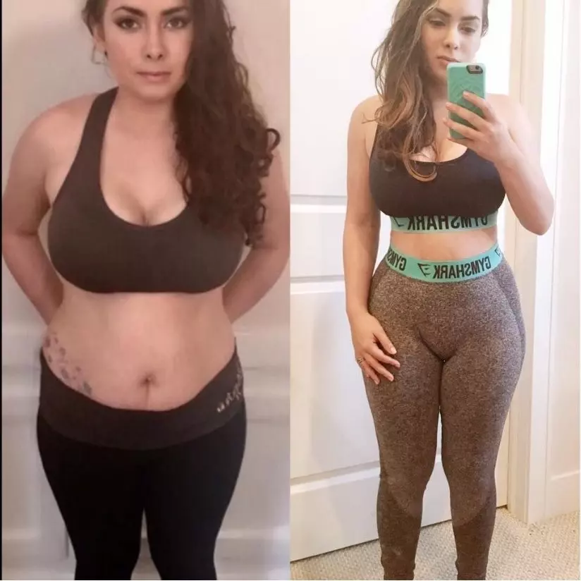 Betty B. before and after SlimTide